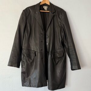Classic Black Leather Jacket for Women